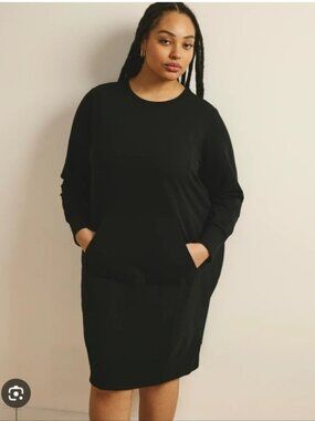 UNIVERSAL STANDARD | Bree Sweatshirt Dress green Sz 22 24